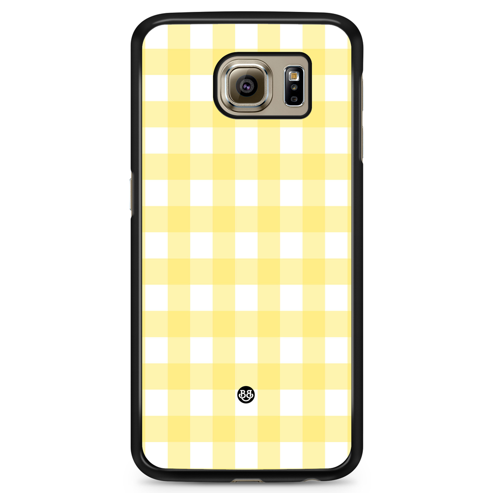 Samsung Galaxy S6 Case - SUMMER GARDEN - Lemon Check