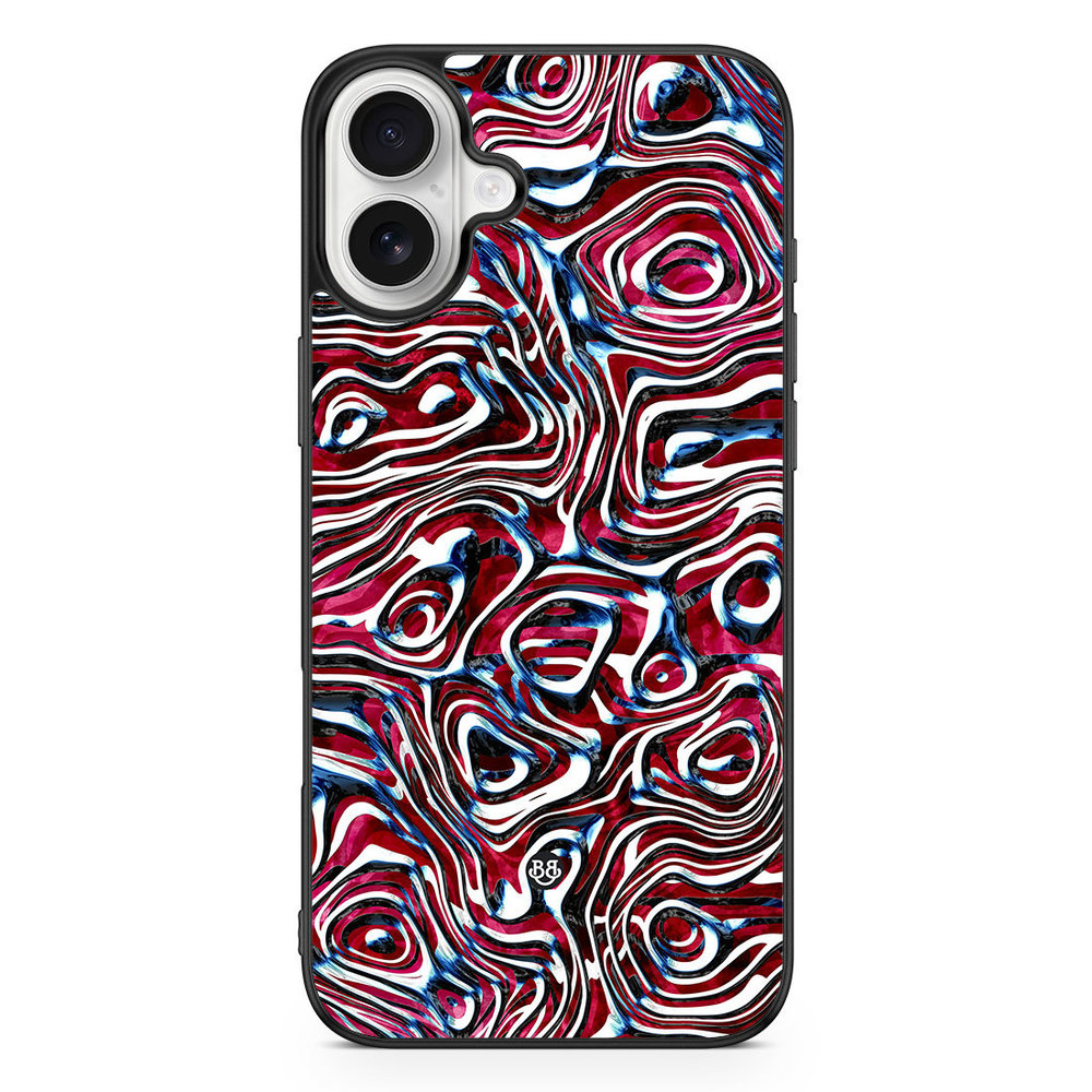 iPhone 16 Plus Case - Mineral Pattern