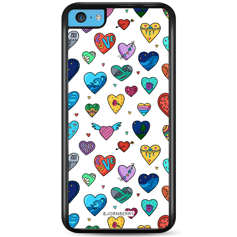 iPhone 5C Case - Hearts