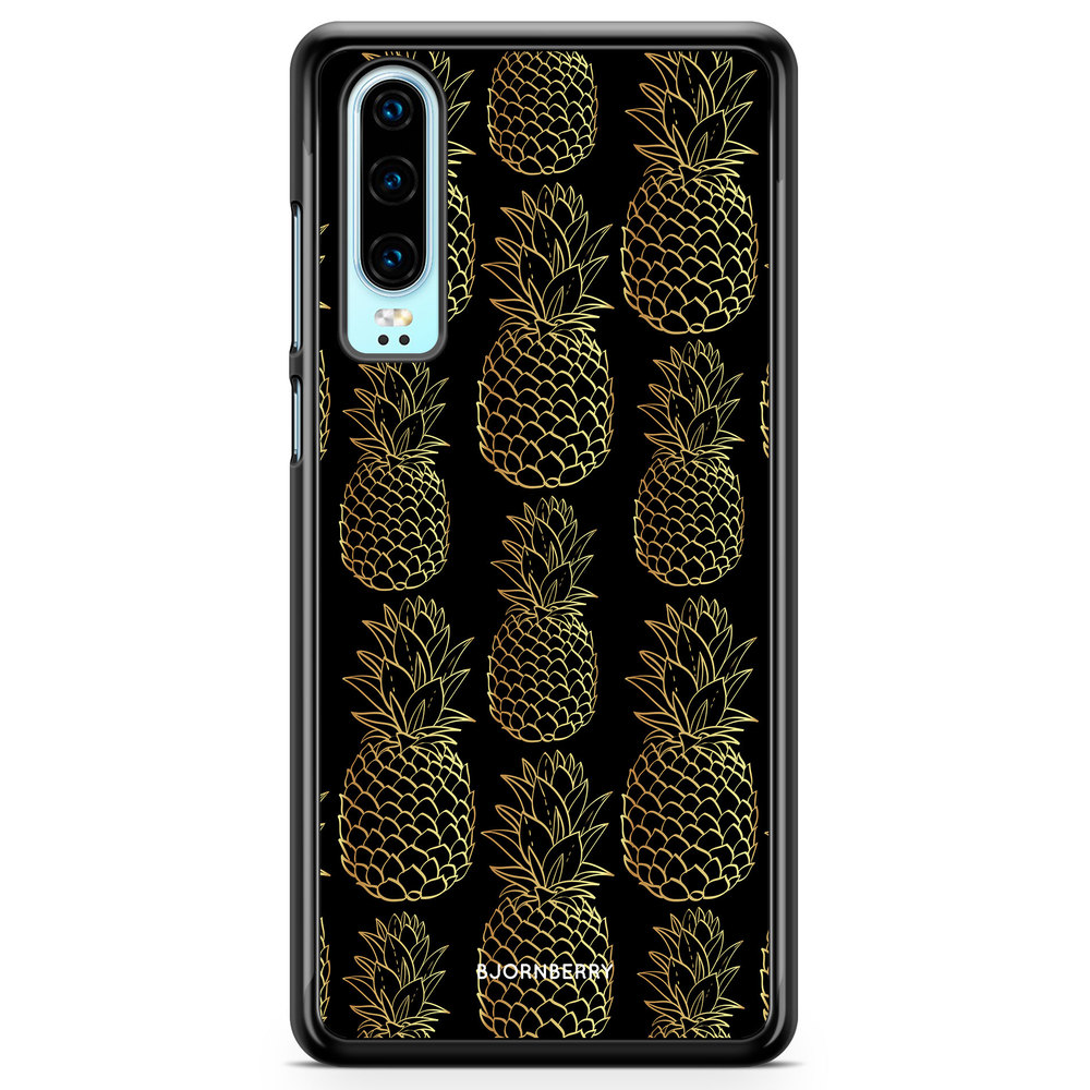 Huawei P30 Case - Gold Pineapples