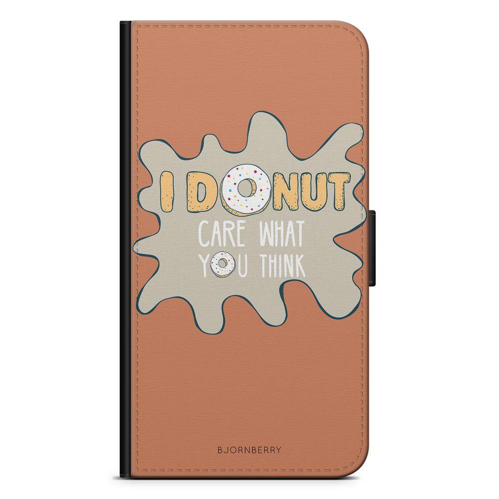 Samsung Galaxy A12 Plånboksfodral - I Donut Care | Mobilskal & Mobilfodral BJORNBERRY