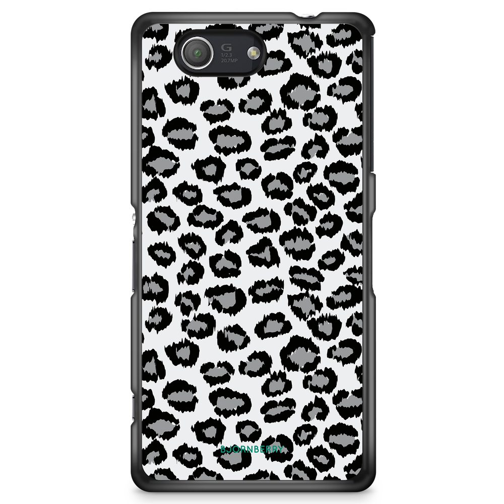 Sony Xperia Z3 Compact Case - Gray Leopard