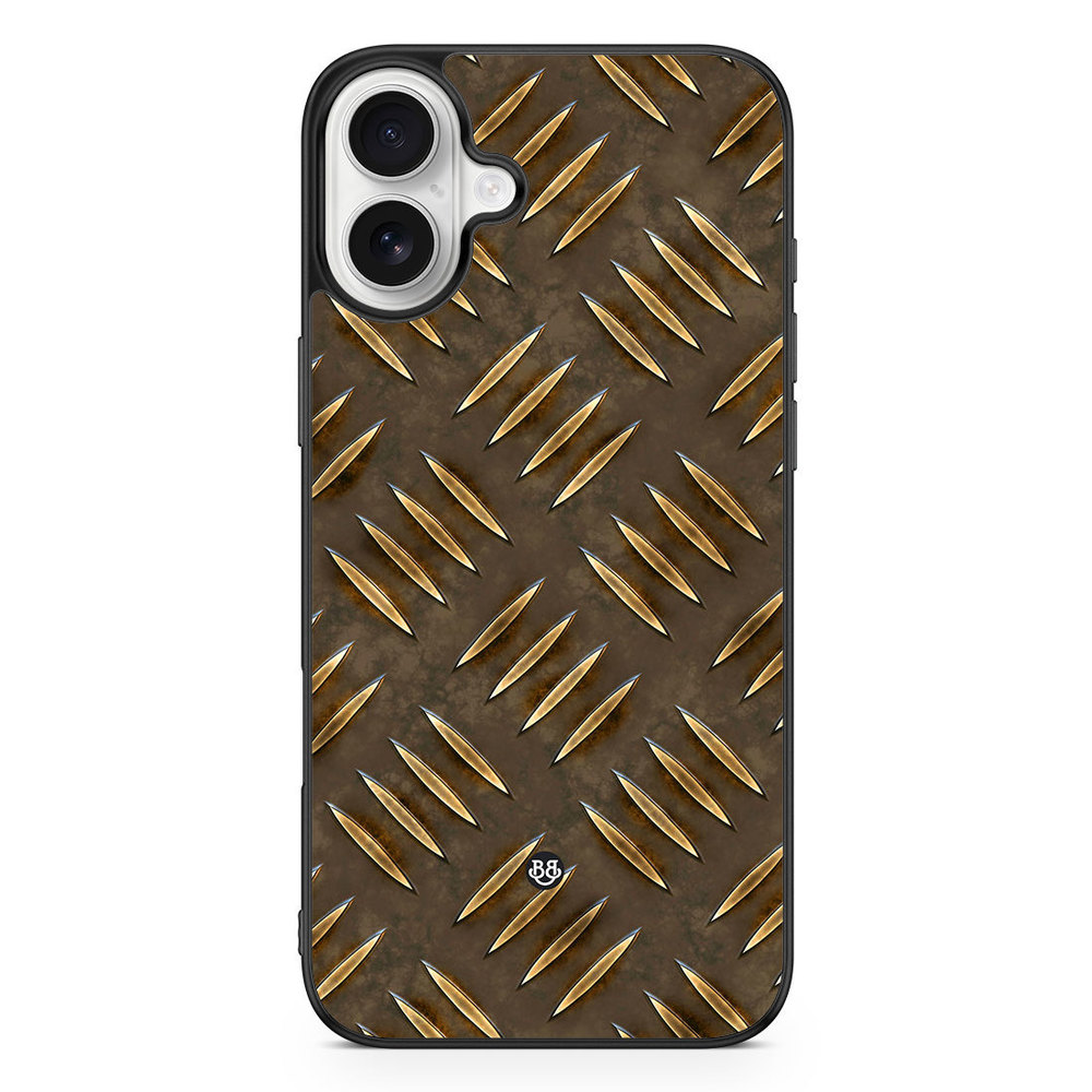 iPhone 16 Plus Case - Steel pattern