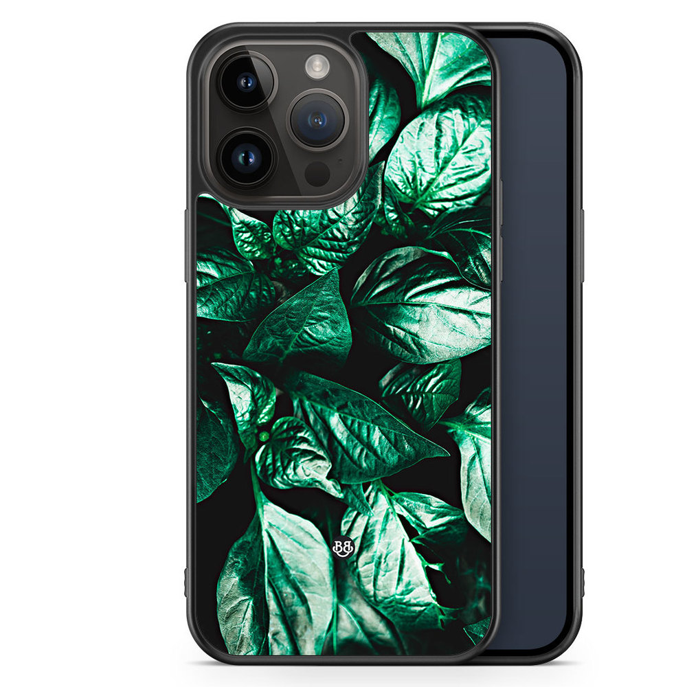 iPhone 14 Pro Max Case - Green Leaves