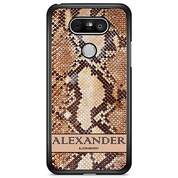 LG G5 Case Custom - Brown Snake Name