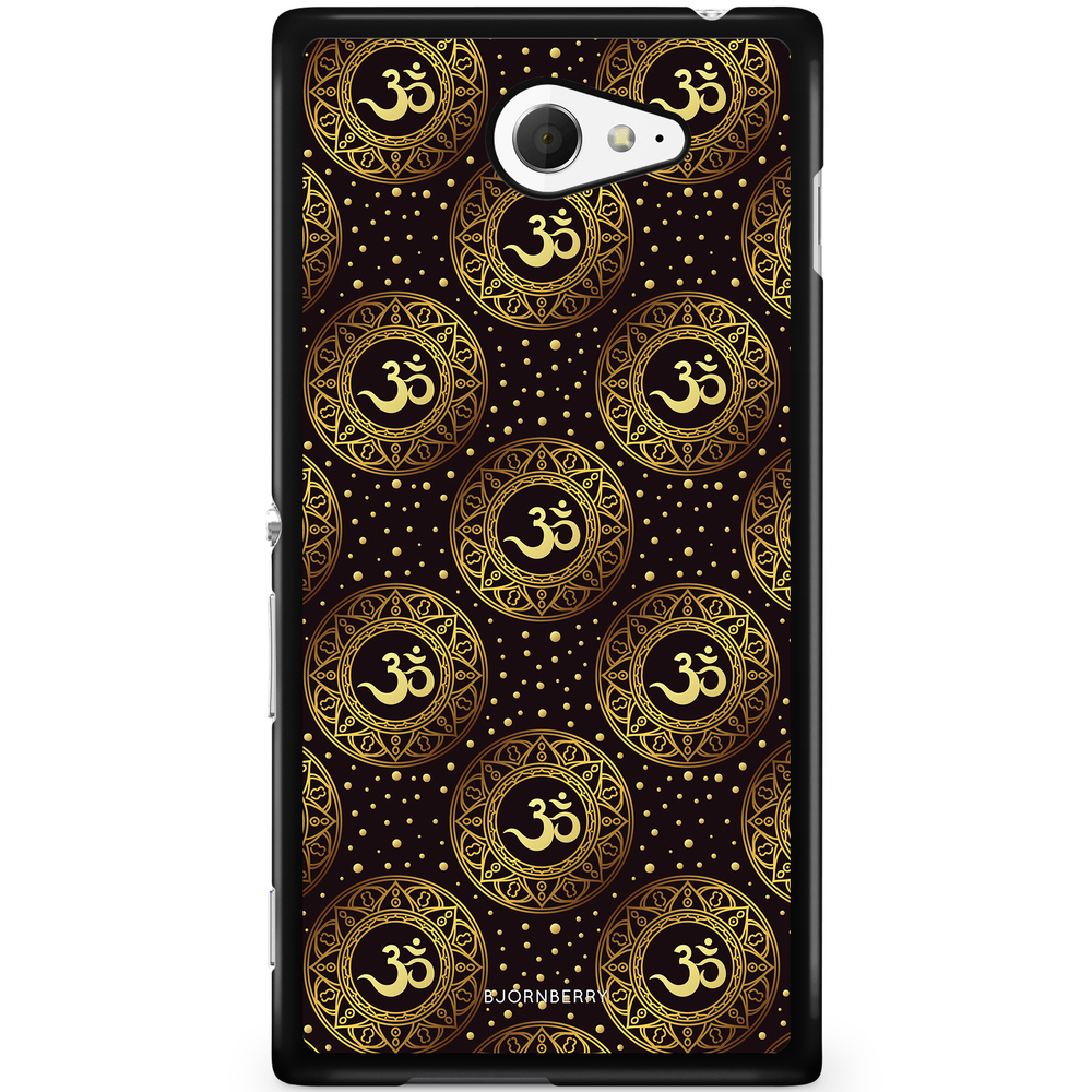 Sony Xperia M2 Aqua Case - Om Pattern