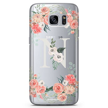 Samsung Galaxy S6 Edge TPU Case - Monogram N