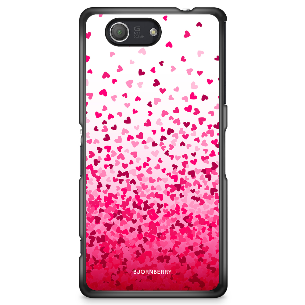 Sony Xperia Z3 Compact Case - Heart Confetti