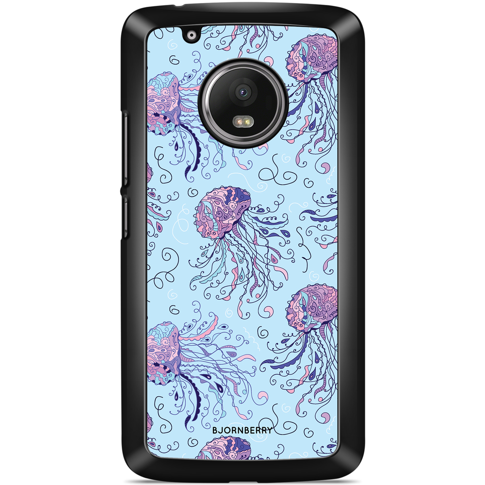Moto G5 Plus Case - Cartoon Jellyfish
