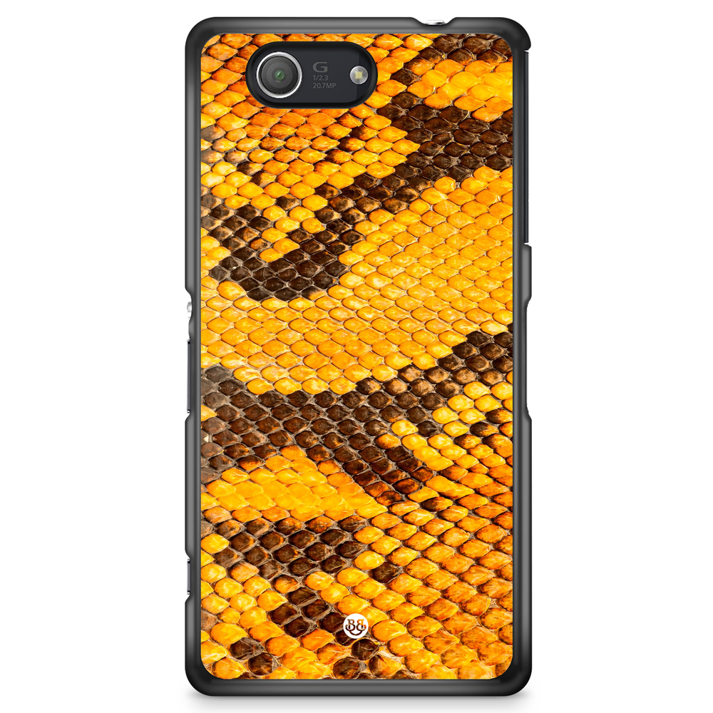 Sony Xperia Z3 Compact Case - Yellow Snake