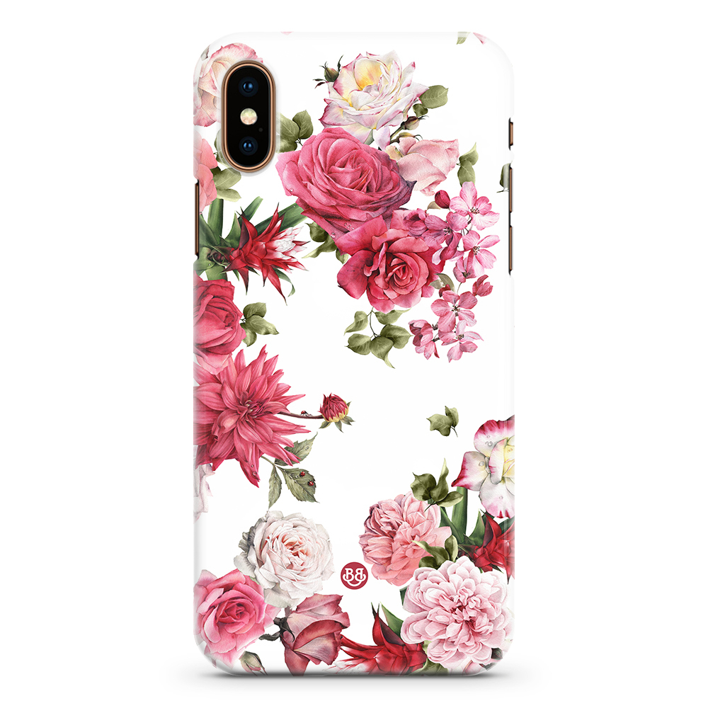 iPhone X / XS Premium Case - White Roses
