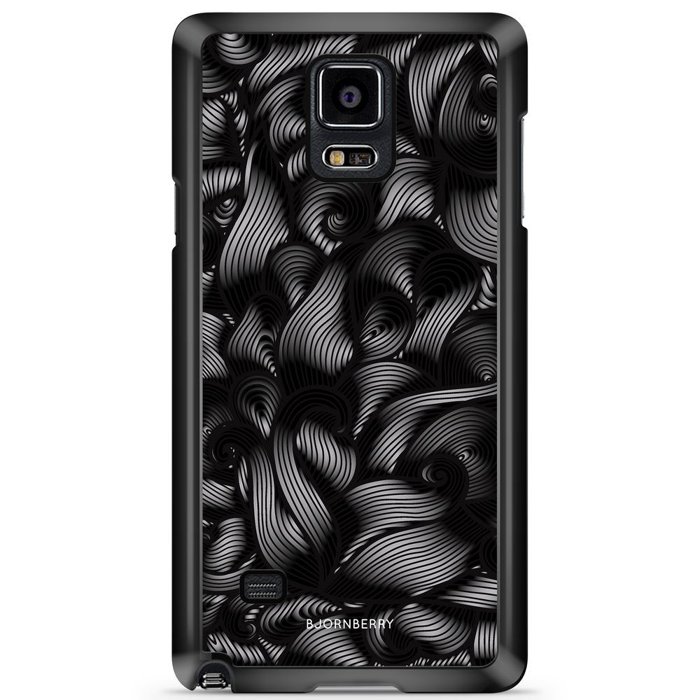 Samsung Galaxy Note 4 Case - Black Waves