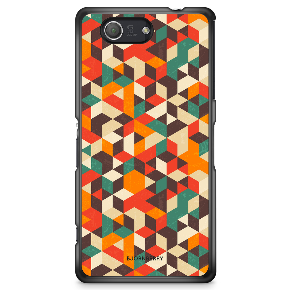 Sony Xperia Z3 Compact Case - Retro Geometric