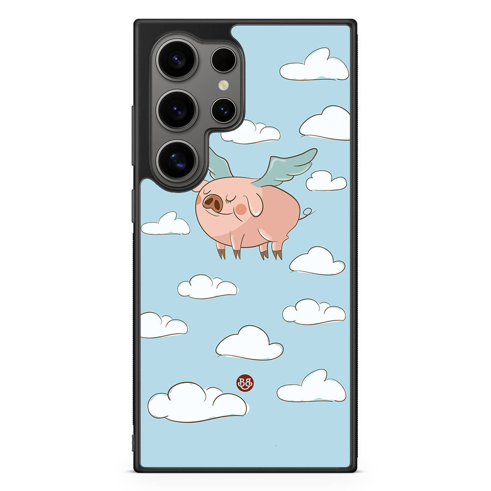 Samsung Galaxy S24 Ultra Skal - Flygande Gris