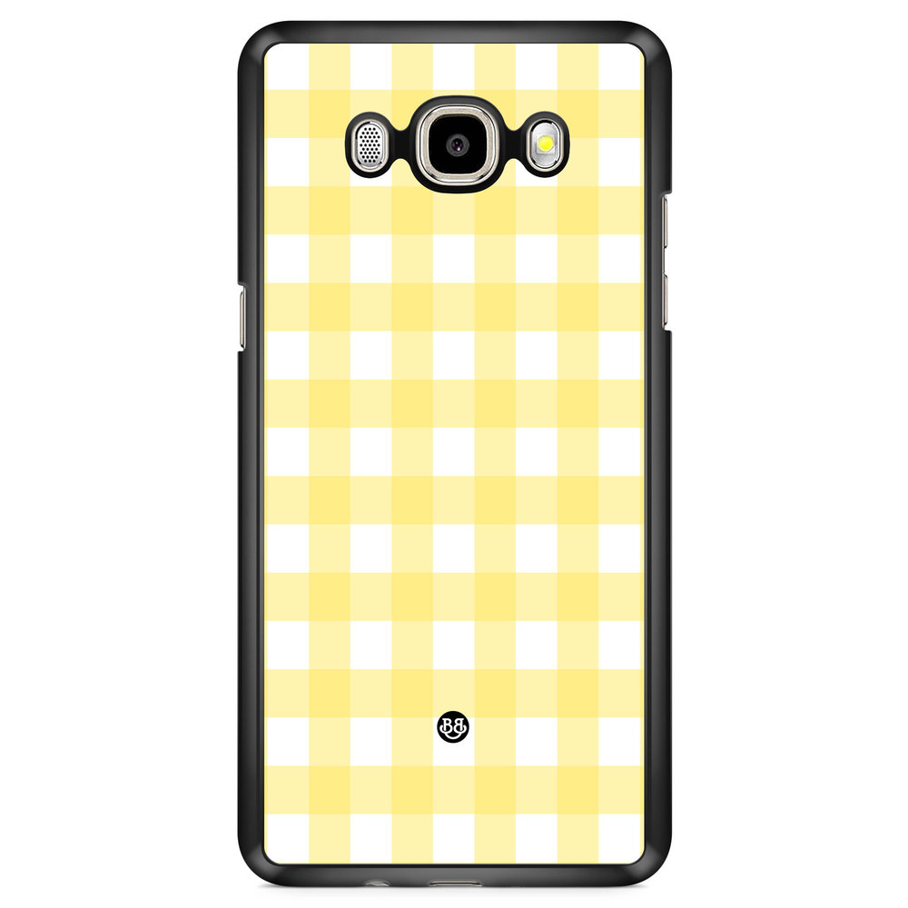 Samsung Galaxy J7 (2016) Case - SUMMER GARDEN - Lemon Check
