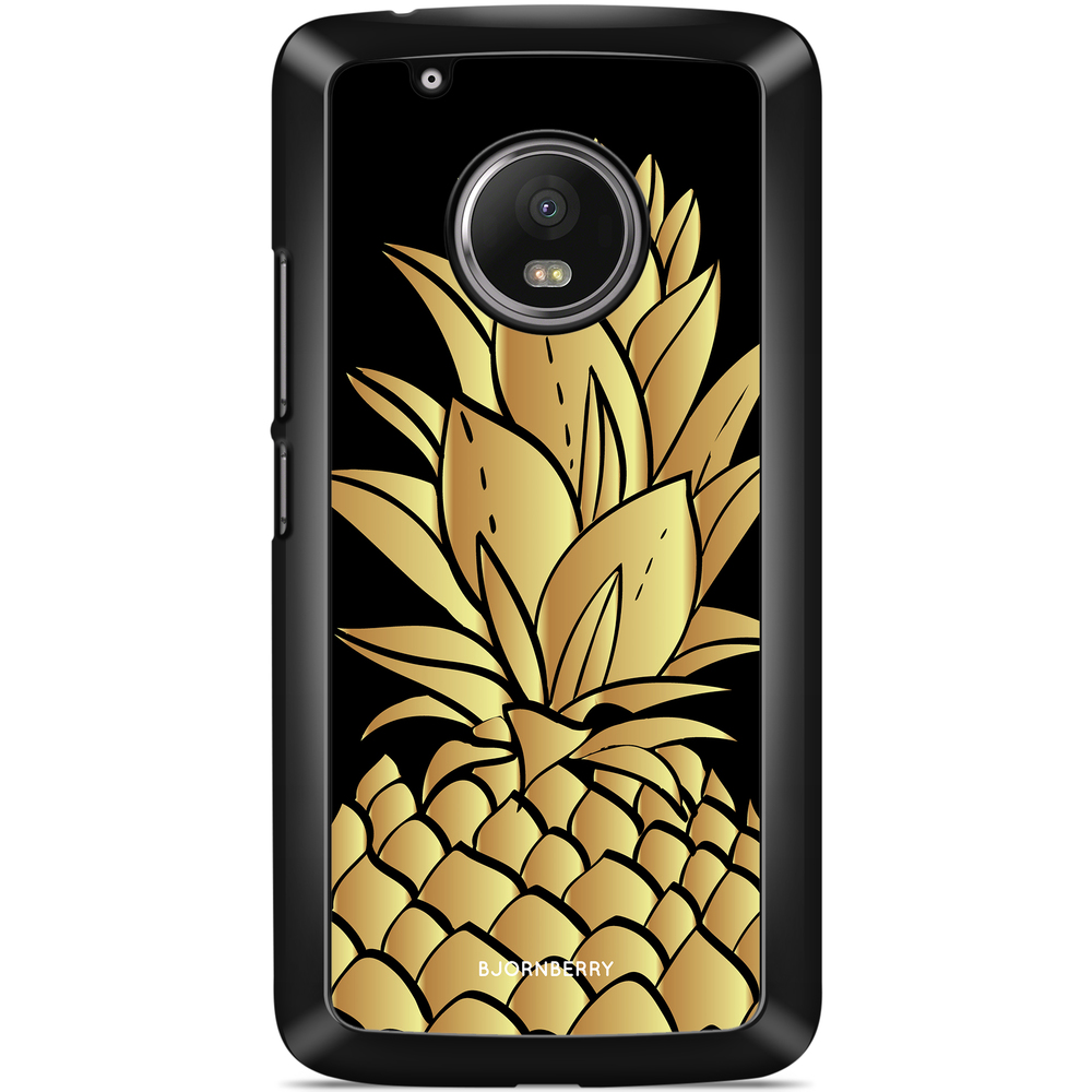 Moto G5 Plus Case - Gold Pineapple