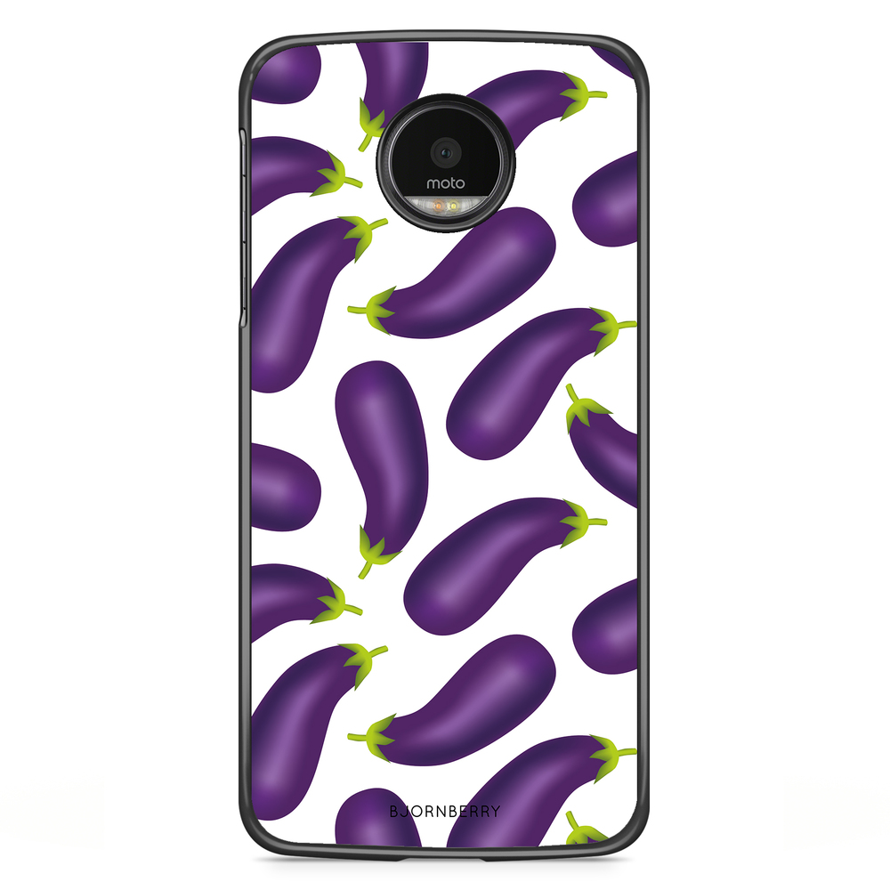Motorola Moto G5S Plus Case - Eggplant Pattern