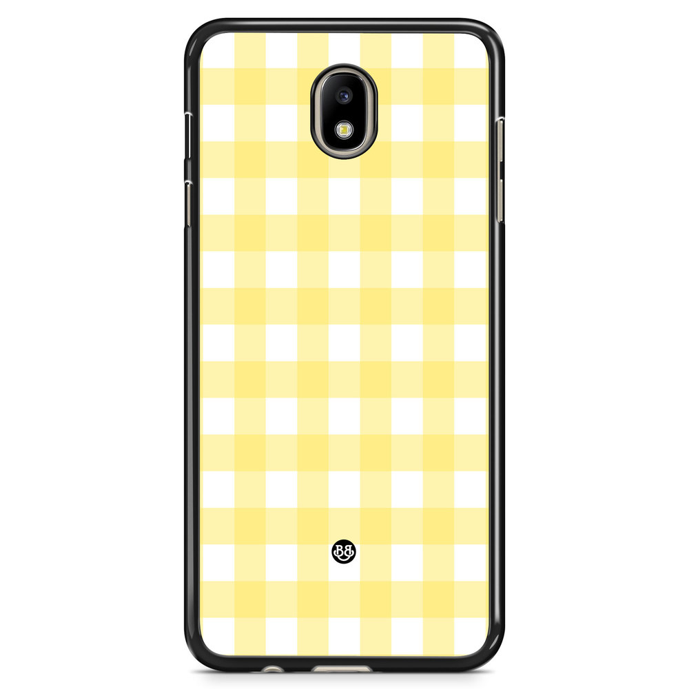 Samsung Galaxy J7 (2017) Case - SUMMER GARDEN - Lemon Check