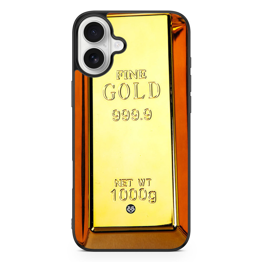 iPhone 16 Plus Case - Gold brick
