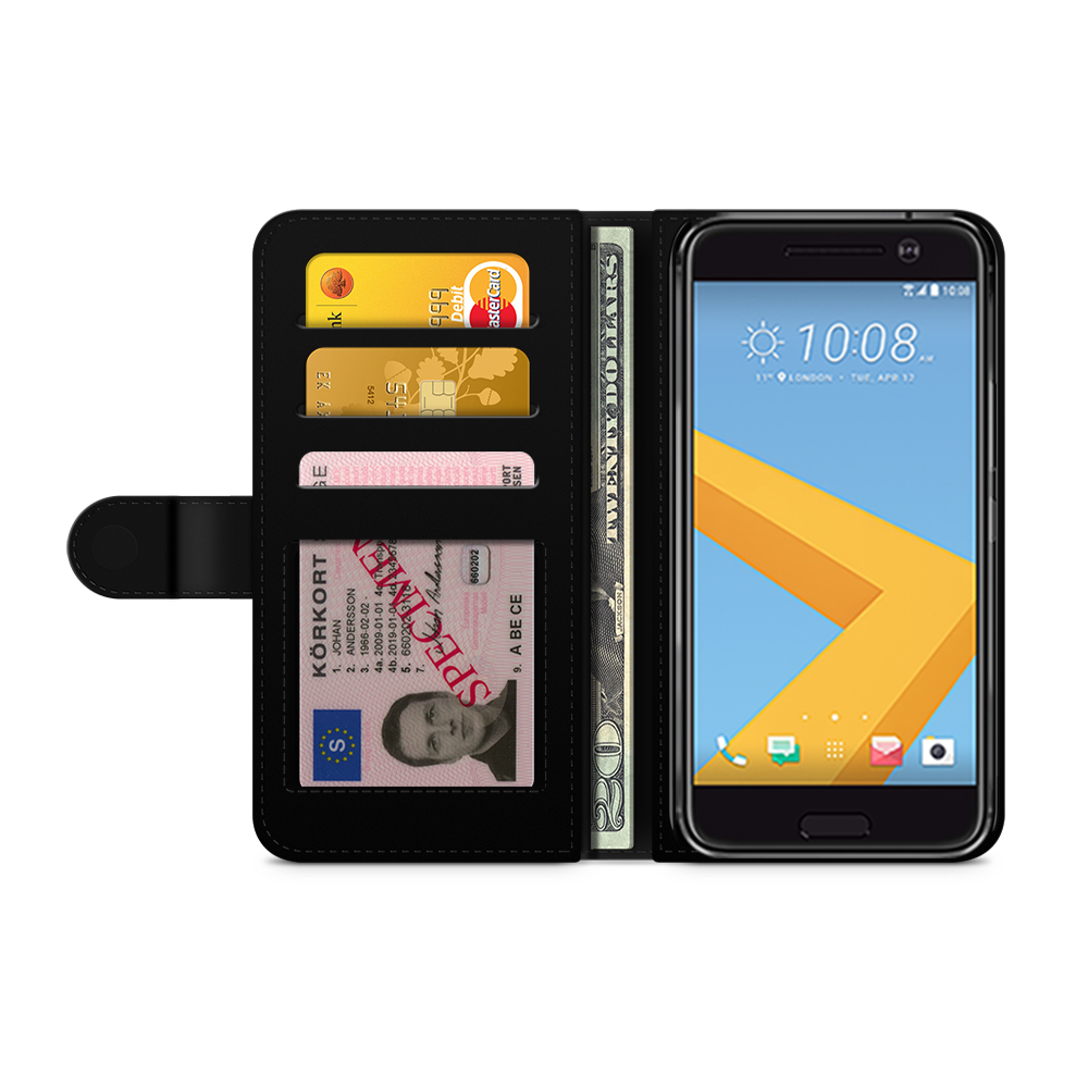 HTC 10 Wallet Case - Heart Confetti - 2