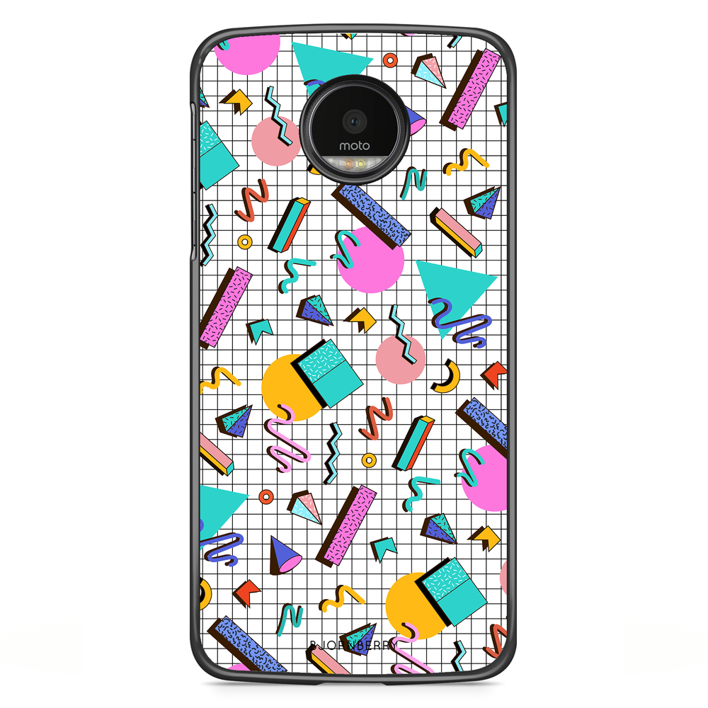 Motorola Moto G5S Plus Case - 80s Pattern