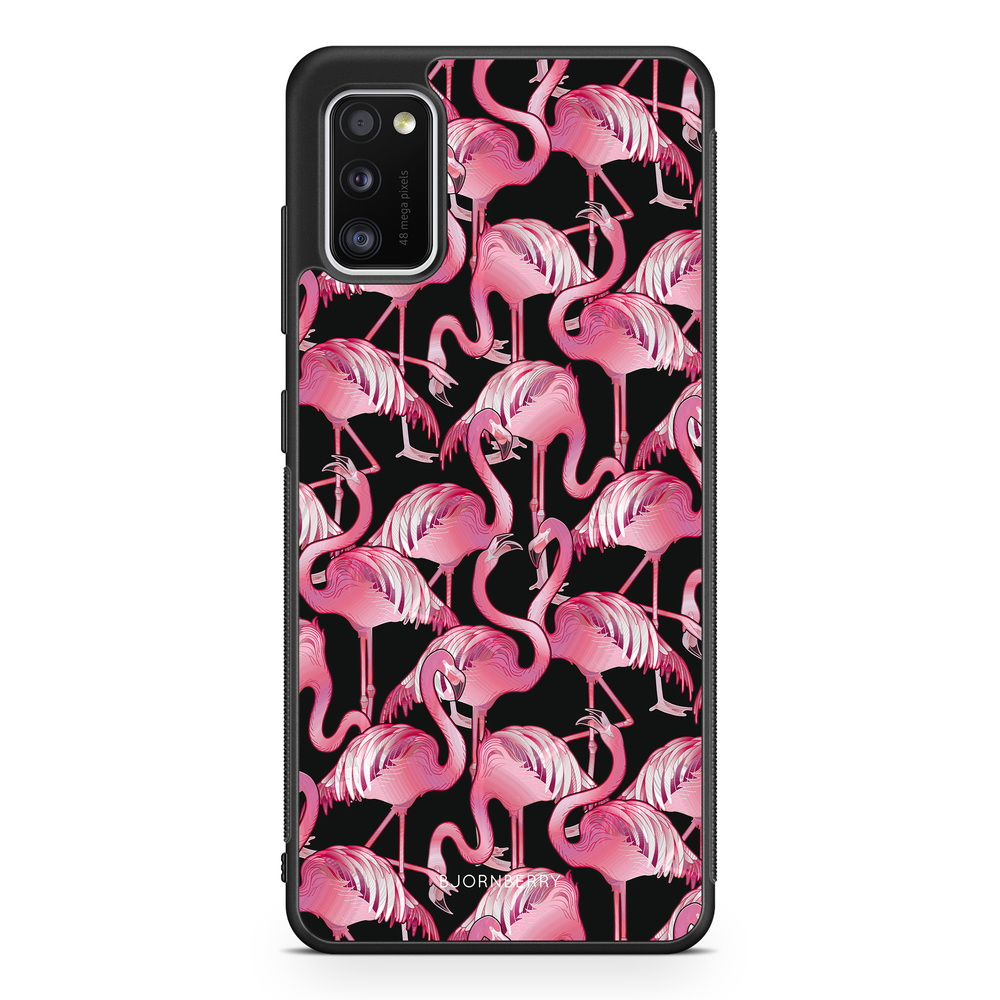Samsung Galaxy A41 Case - Flamingos