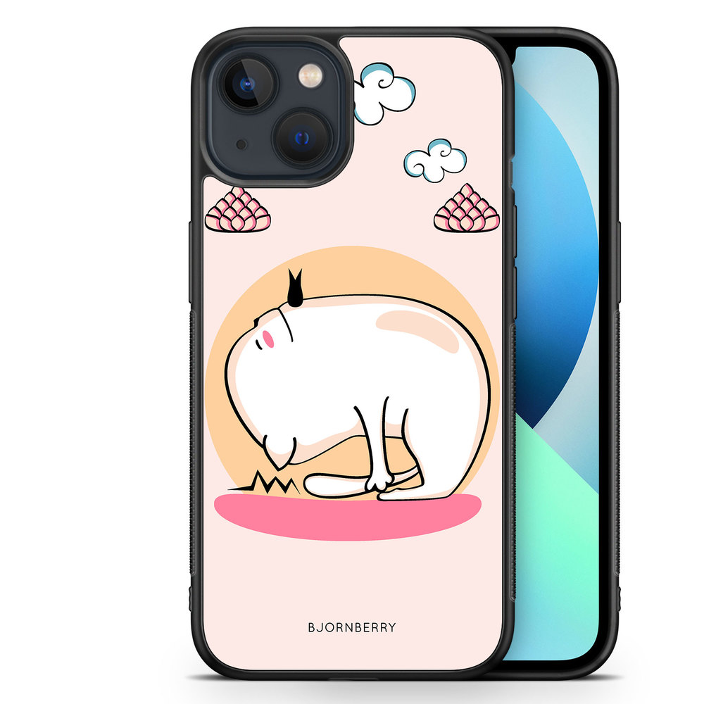 iPhone 13 Mini Case - Camel Pose