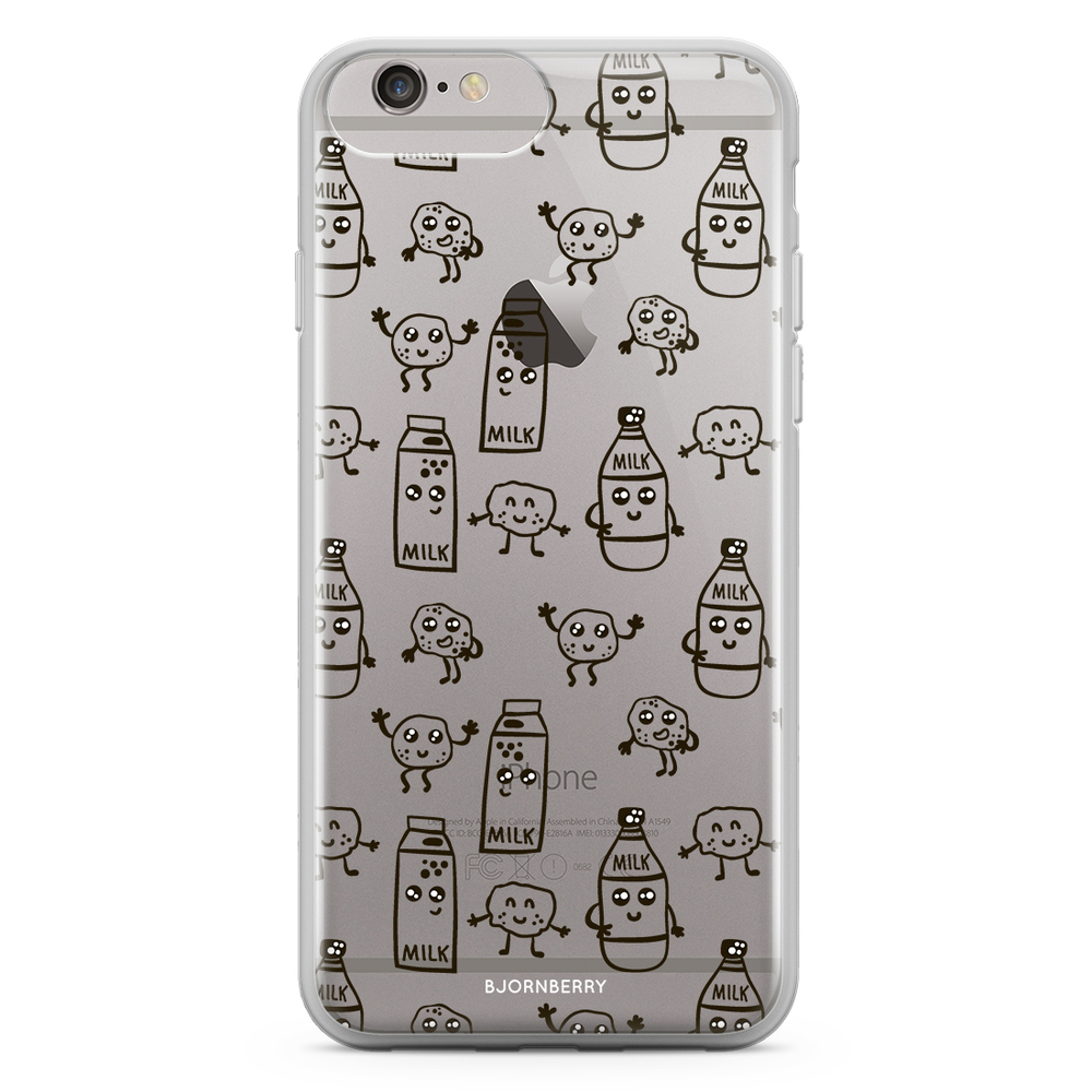 iPhone 6 Plus/6s Plus Fashion Skal - Mjölk & Kakor