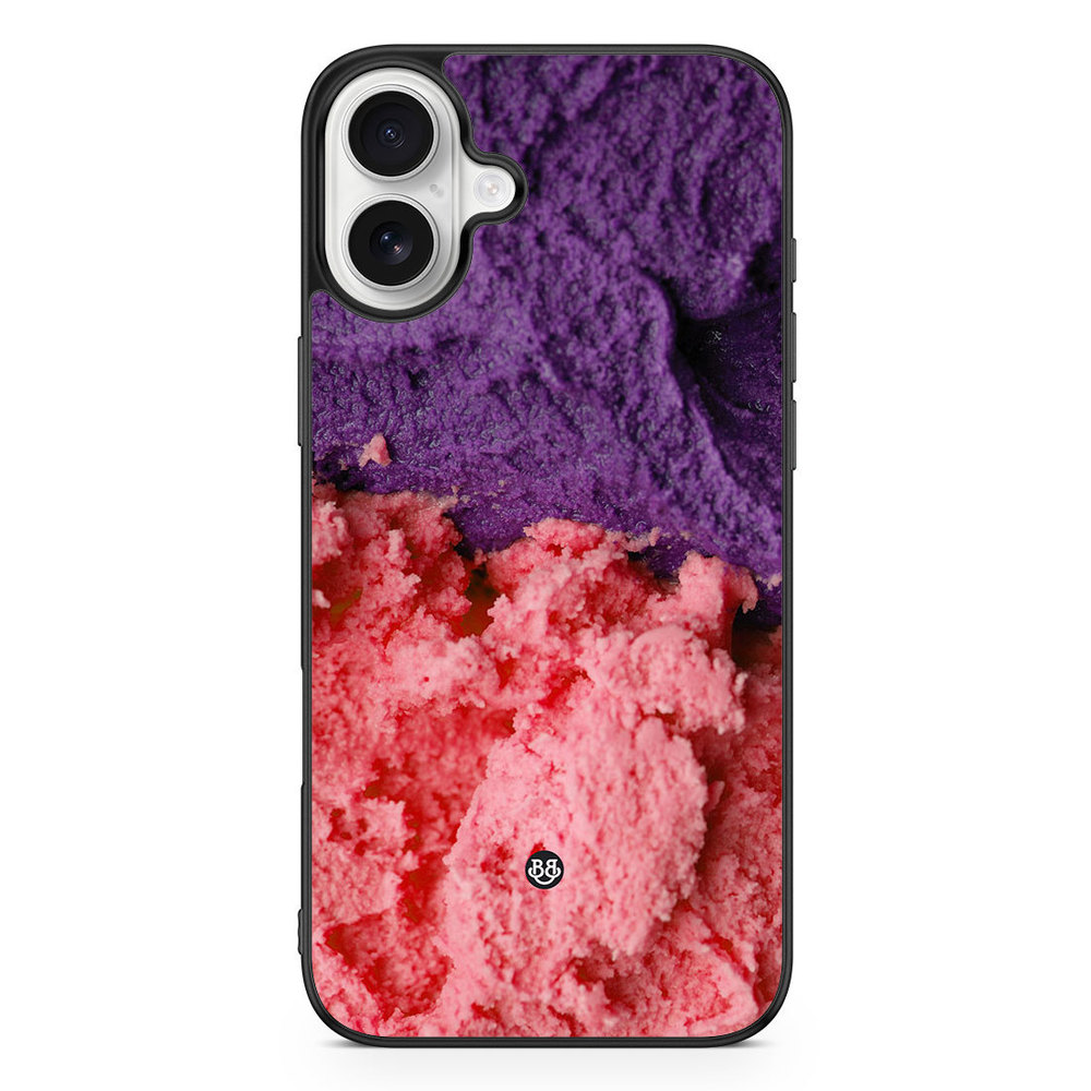 iPhone 16 Plus Case - Ice-crea pink/purple