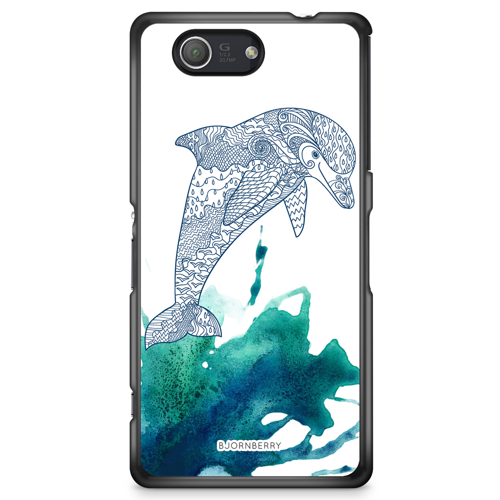 Sony Xperia Z3 Compact Case - Mandala Dolphine