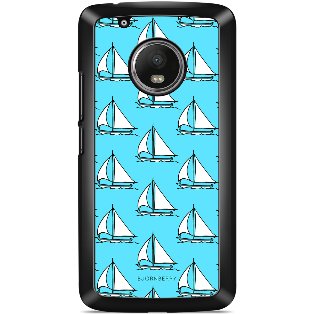 Moto G5 Plus Case - Sailboat Pattern
