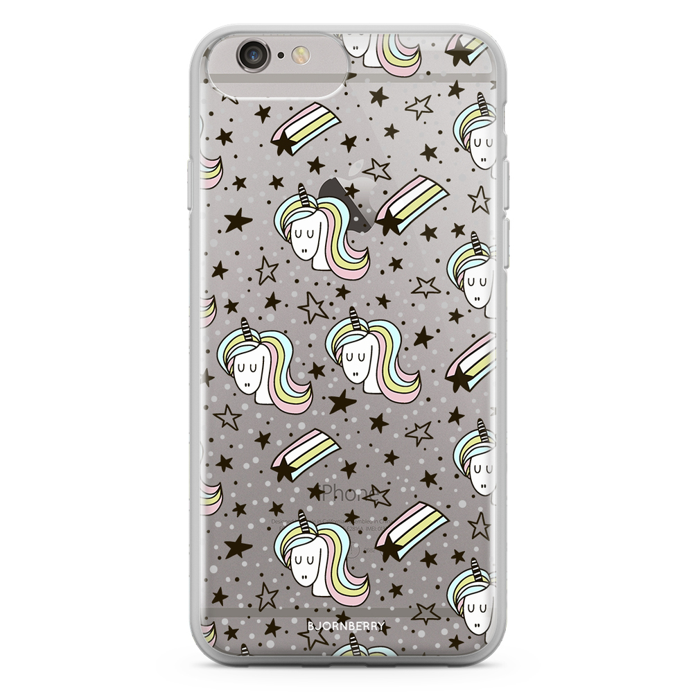 iPhone 6 Plus/6s Plus Fashion Case - Unicorn Pattern