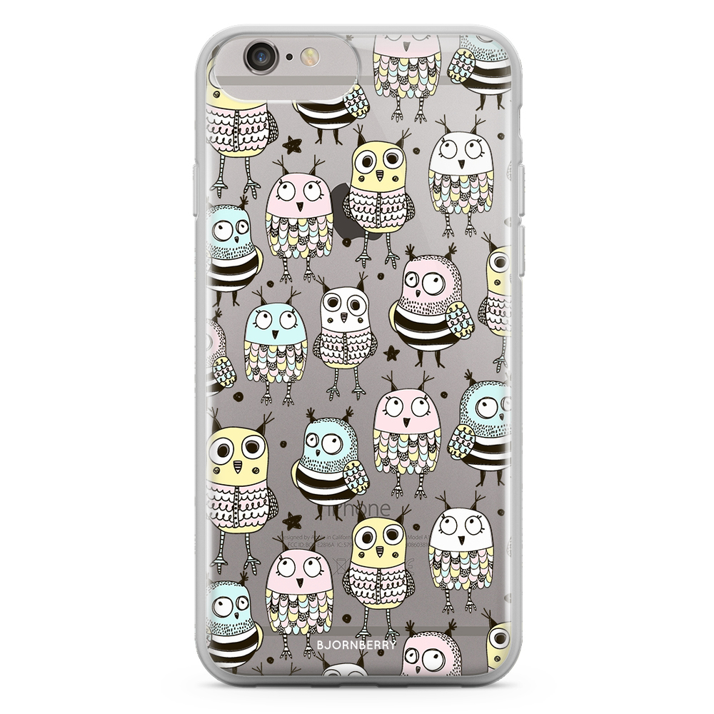 iPhone 6 Plus/6s Plus Fashion Skal - Söta Ugglor