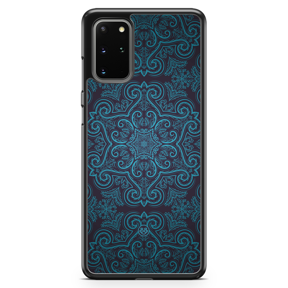 Samsung Galaxy S20 Plus Case - Blue Retro Pattern