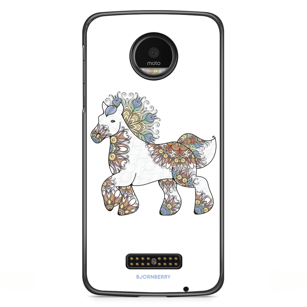 Moto Z2 Play Case - Flower Unicorn