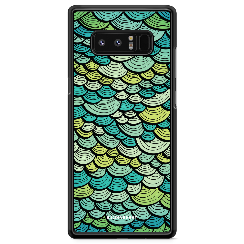 Samsung Galaxy Note 8 Case - Green Mermaid Scales