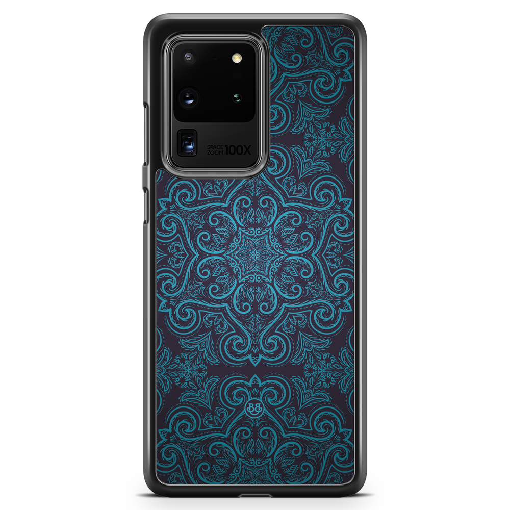 Samsung Galaxy S20 Ultra Case - Blue Retro Pattern