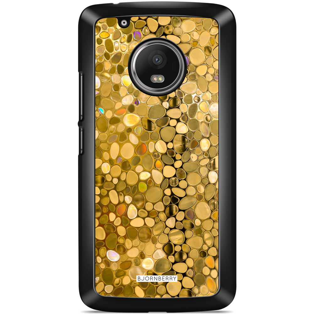 Moto G5 Plus Case - Stained Glass Gold
