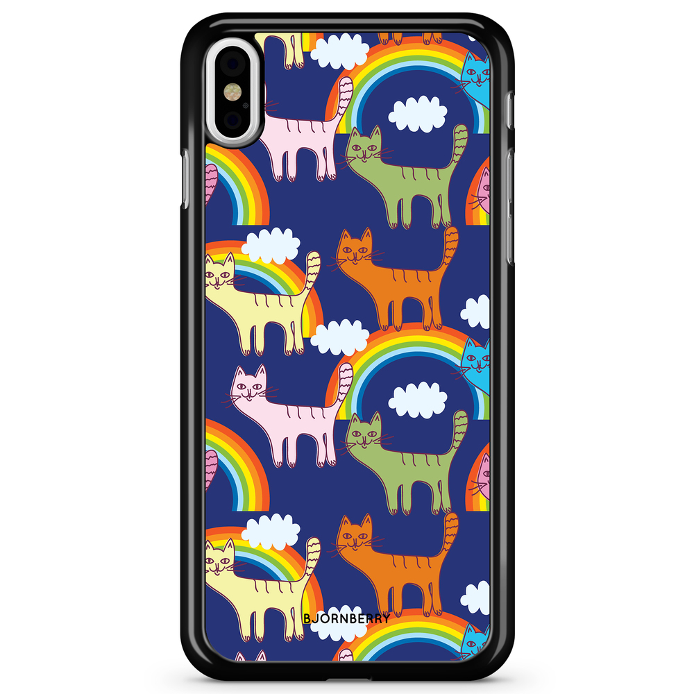 iPhone X / XS Case - Cats & Rainbows