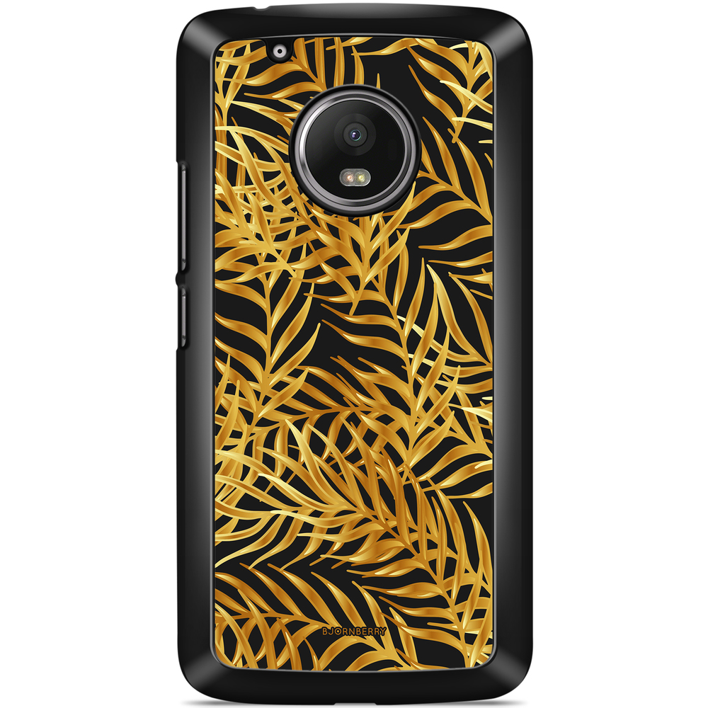 Moto G5 Plus Case - Gold Palm