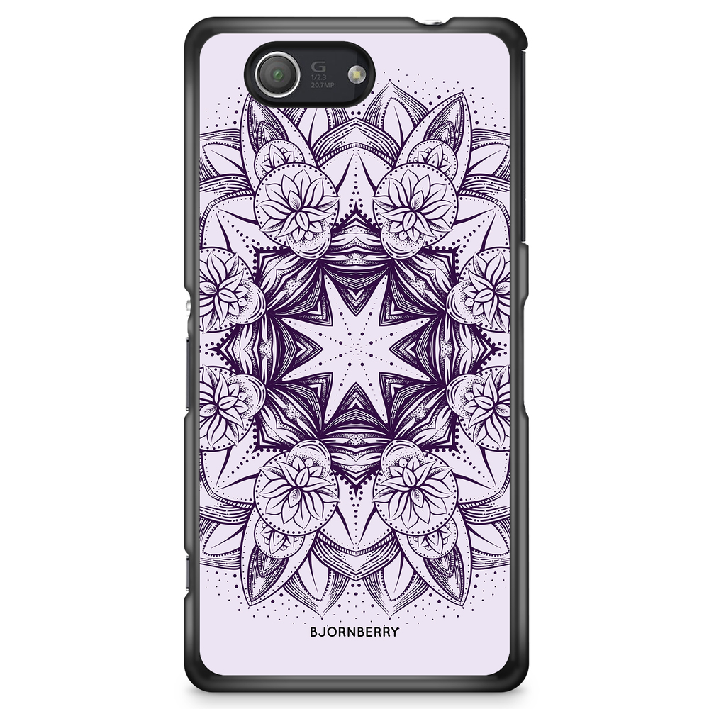 Sony Xperia Z3 Compact Case - Purple Mandala