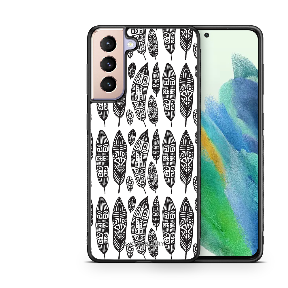 Samsung Galaxy S21 FE 5G Case - Vintage Feathers