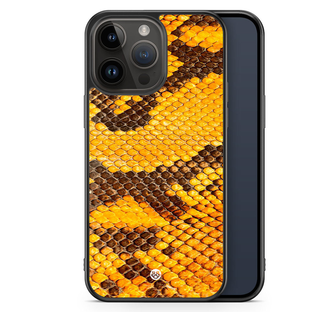 iPhone 14 Pro Max Case - Yellow Snake