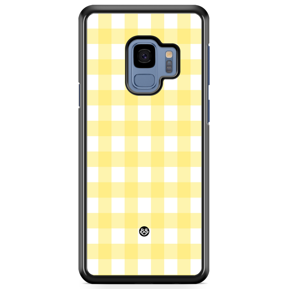 Samsung Galaxy S9 Case - SUMMER GARDEN - Lemon Check