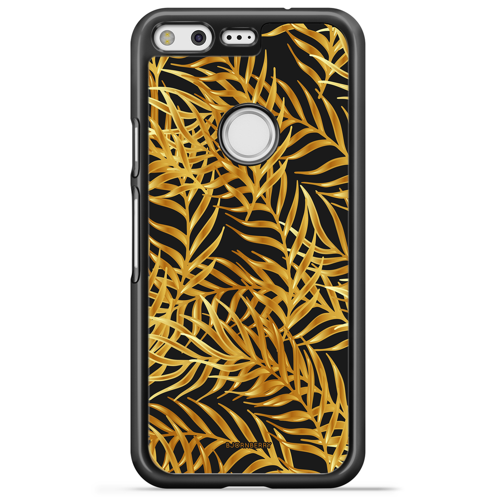 Google Pixel Case - Gold Palm