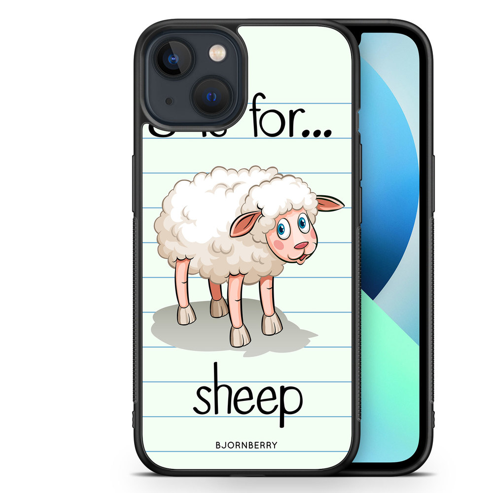 iPhone 13 Mini Case - S is for Sheep