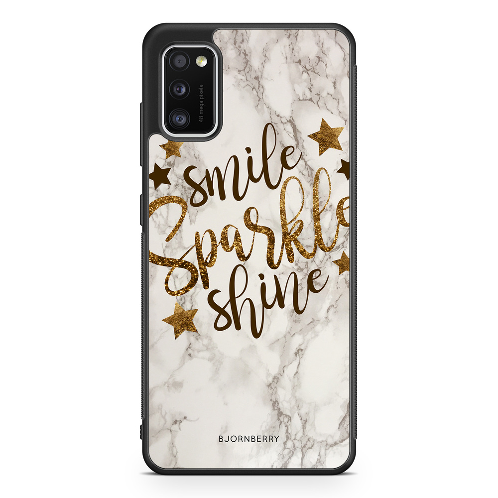 Samsung Galaxy A41 Case - Smile,Sparkle,Shine