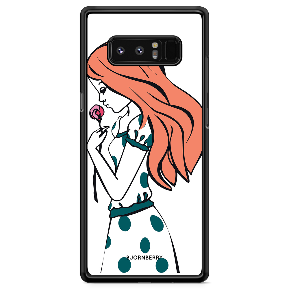 Samsung Galaxy Note 8 Case - Girl Rose