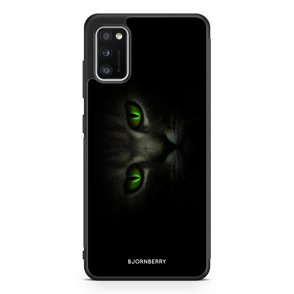 Samsung Galaxy A41 Case - Green Cat Eyes