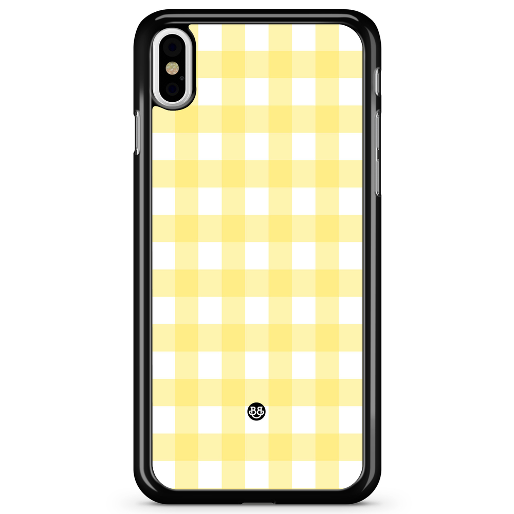 iPhone X / XS Case - SUMMER GARDEN - Lemon Check
